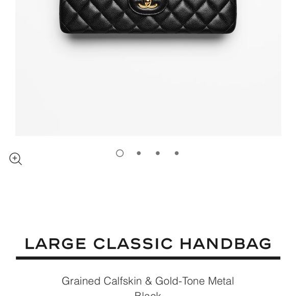 Caviar Jumbo Single Flap with Silver hardware - Picture 9 of 9